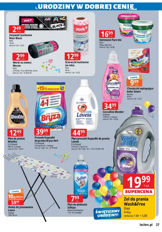 Leclerc - gazetka promocyjna Oferta Toruń od wtorku 04.11 do soboty 15.11 - strona 27