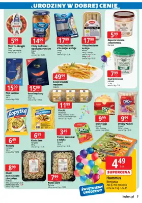 Leclerc - gazetka promocyjna Oferta Toruń od wtorku 04.11 do soboty 15.11 - strona 7