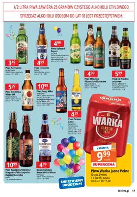 Leclerc - gazetka promocyjna Oferta Toruń od wtorku 04.11 do soboty 15.11 - strona 17