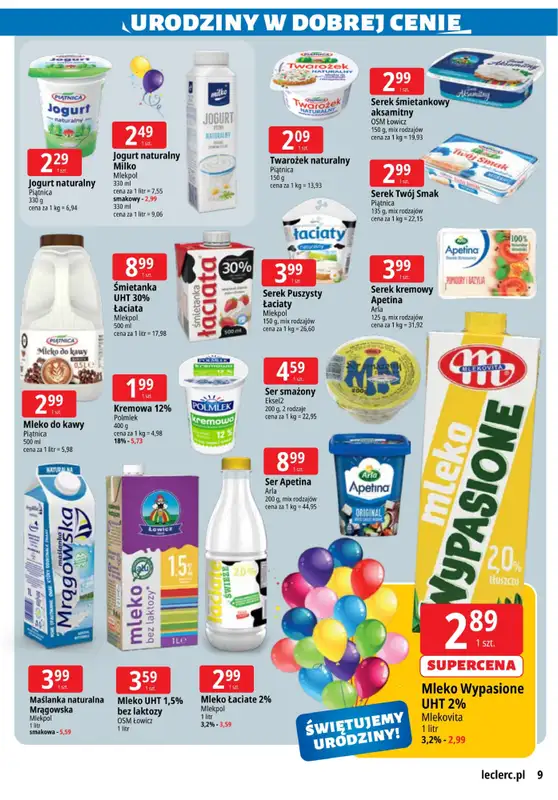 Leclerc - gazetka promocyjna Oferta Toruń od wtorku 04.11 do soboty 15.11 - strona 9