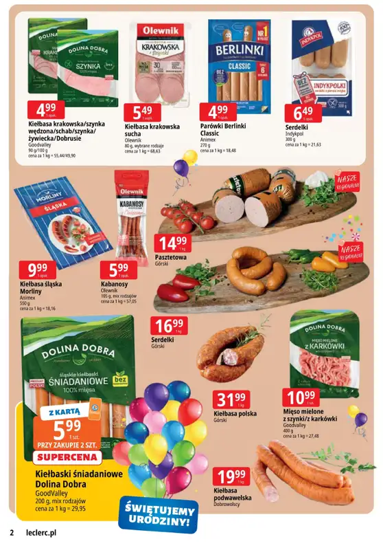 Leclerc - gazetka promocyjna Oferta Toruń od wtorku 04.11 do soboty 15.11 - strona 2