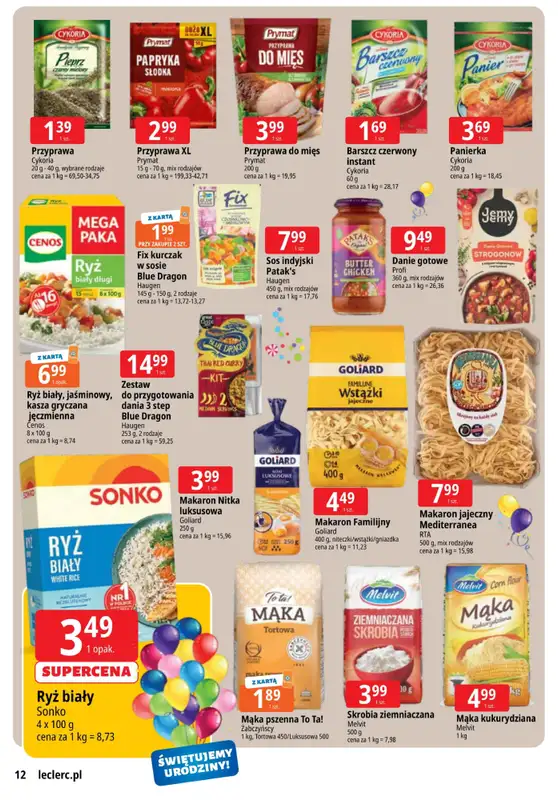 Leclerc - gazetka promocyjna Oferta Toruń od wtorku 04.11 do soboty 15.11 - strona 12
