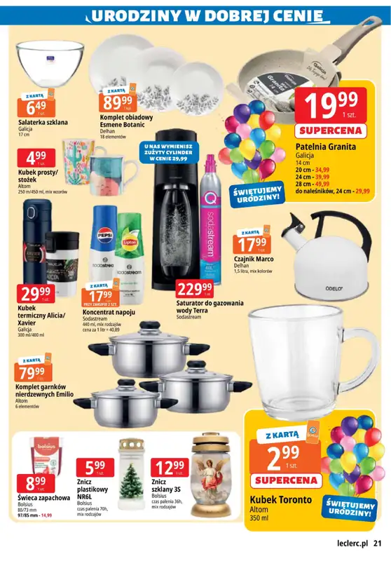 Leclerc - gazetka promocyjna Oferta Toruń od wtorku 04.11 do soboty 15.11 - strona 21