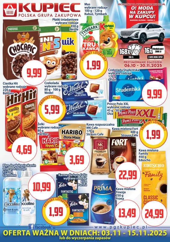 Kupiec - gazetka promocyjna Oferta plakatowa od poniedziałku 03.11 do soboty 15.11 - strona 2