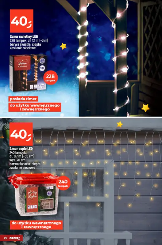 Dealz - gazetka promocyjna Dom Pełen Magii - Katalog Dekoracji od poniedziałku 03.11 do wtorku 23.12 - strona 28