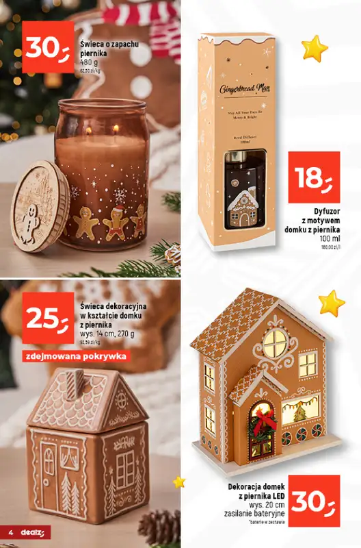 Dealz - gazetka promocyjna Dom Pełen Magii - Katalog Dekoracji od poniedziałku 03.11 do wtorku 23.12 - strona 4