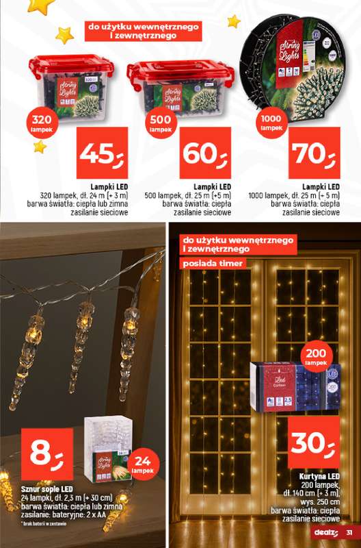 Dealz - gazetka promocyjna Dom Pełen Magii - Katalog Dekoracji  do wtorku 23.12 - strona 31