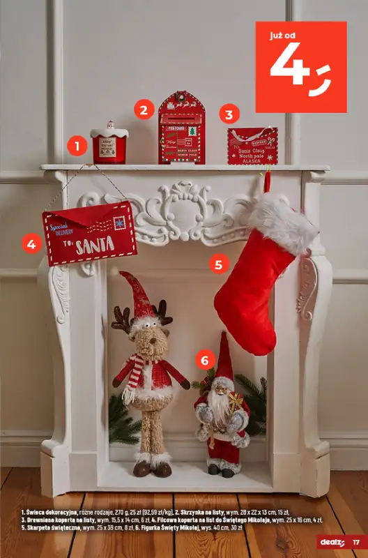 Dealz - gazetka promocyjna Dom Pełen Magii - Katalog Dekoracji od poniedziałku 03.11 do wtorku 23.12 - strona 17