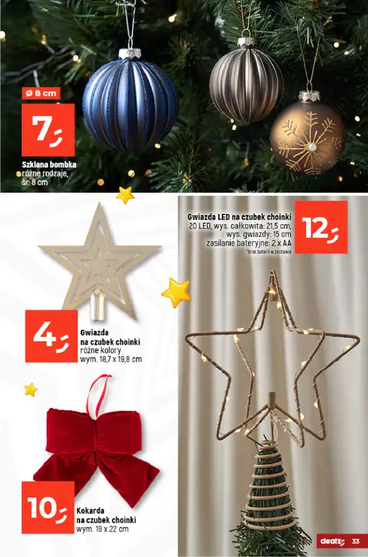 Dealz - gazetka promocyjna Dom Pełen Magii - Katalog Dekoracji od poniedziałku 03.11 do wtorku 23.12 - strona 33