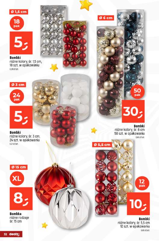 Dealz - gazetka promocyjna Dom Pełen Magii - Katalog Dekoracji od poniedziałku 03.11 do wtorku 23.12 - strona 32
