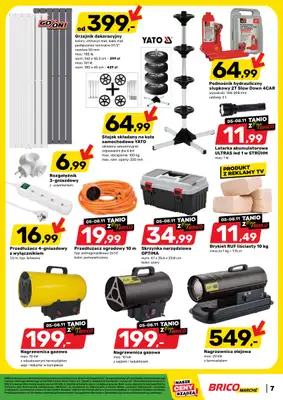 Bricomarche - gazetka promocyjna Gazetka od środy 05.11 do soboty 15.11 - strona 7