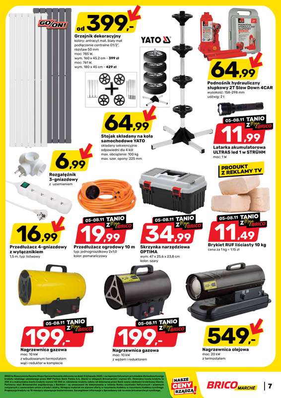 Bricomarche - gazetka promocyjna Gazetka od środy 05.11 do soboty 15.11 - strona 7