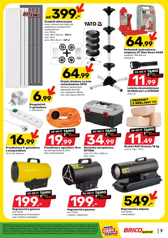 Bricomarche - gazetka promocyjna Gazetka od środy 05.11 do soboty 15.11 - strona 7