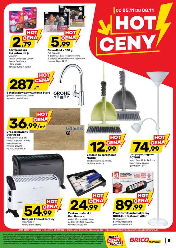 Bricomarche - gazetka promocyjna Gazetka od środy 05.11 do soboty 15.11 - strona 5