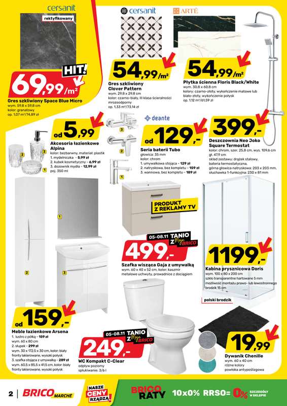 Bricomarche - gazetka promocyjna Gazetka od środy 05.11 do soboty 15.11 - strona 2