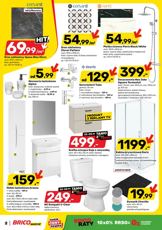 Bricomarche - gazetka promocyjna Gazetka od środy 05.11 do soboty 15.11 - strona 2