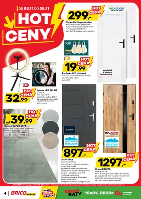 Bricomarche - gazetka promocyjna Gazetka od środy 05.11 do soboty 15.11 - strona 4