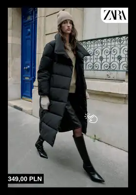 Zara - gazetka promocyjna Kurtki zimowe damskie od poniedziałku 03.11  - strona 11