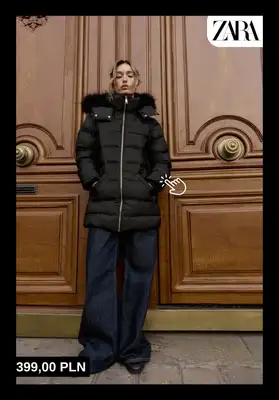 Zara - gazetka promocyjna Kurtki zimowe damskie od poniedziałku 03.11  - strona 8