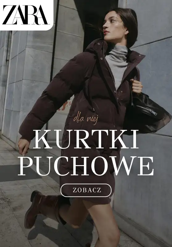 Zara - gazetka promocyjna Kurtki zimowe damskie od poniedziałku 03.11 