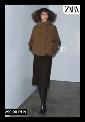 Zara - gazetka promocyjna Kurtki zimowe damskie od poniedziałku 03.11  - strona 9