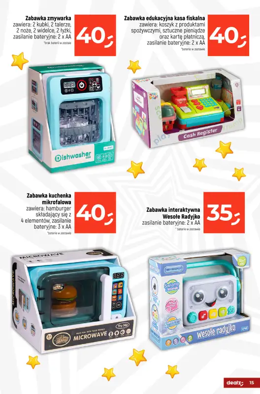 Dealz - gazetka promocyjna Zabawkowe Super Gwiazdy - Katalog Zabawek od poniedziałku 03.11 do wtorku 23.12 - strona 15