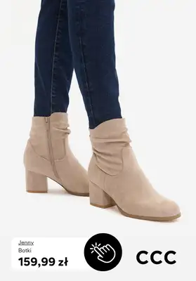 CCC - gazetka promocyjna Botki na obcasie - super oferty! od poniedziałku 03.11  - strona 9