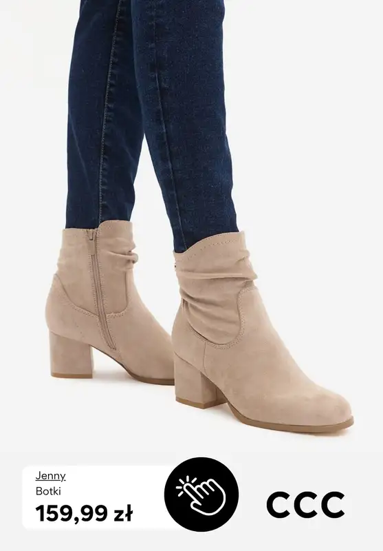 CCC - gazetka promocyjna Botki na obcasie - super oferty! od poniedziałku 03.11  - strona 9