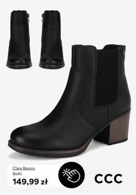 CCC - gazetka promocyjna Botki na obcasie - super oferty! od poniedziałku 03.11  - strona 3