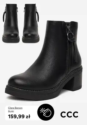 CCC - gazetka promocyjna Botki na obcasie - super oferty! od poniedziałku 03.11  - strona 7