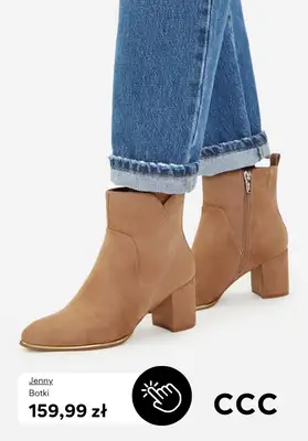 CCC - gazetka promocyjna Botki na obcasie - super oferty! od poniedziałku 03.11  - strona 6
