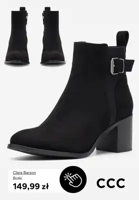 CCC - gazetka promocyjna Botki na obcasie - super oferty! od poniedziałku 03.11  - strona 4