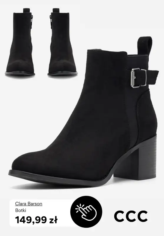 CCC - gazetka promocyjna Botki na obcasie - super oferty! od poniedziałku 03.11  - strona 4