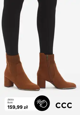 CCC - gazetka promocyjna Botki na obcasie - super oferty! od poniedziałku 03.11  - strona 5