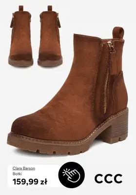 CCC - gazetka promocyjna Botki na obcasie - super oferty! od poniedziałku 03.11  - strona 8