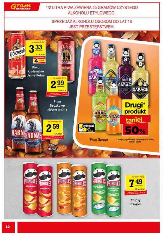 Gram Market - gazetka promocyjna Gazetka od środy 05.11 do poniedziałku 10.11 - strona 12