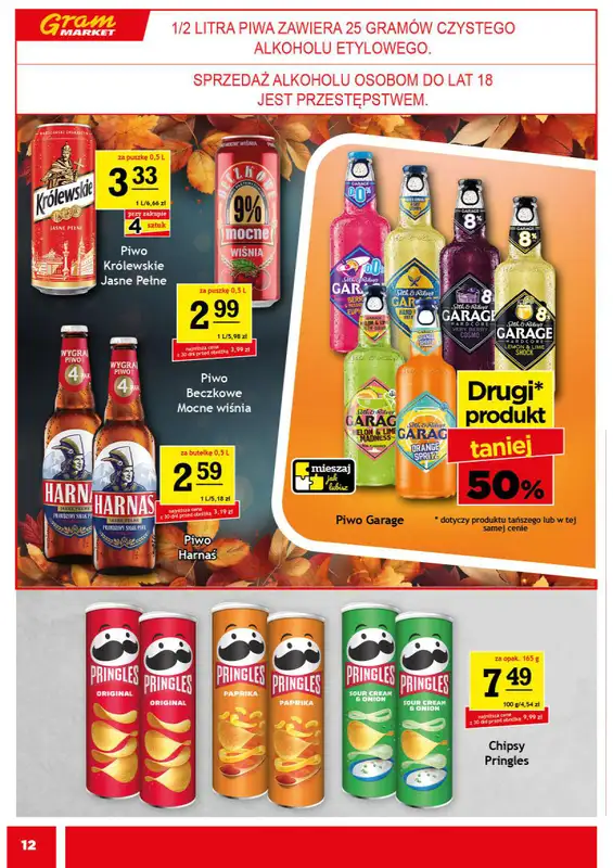 Gram Market - gazetka promocyjna Gazetka od środy 05.11 do poniedziałku 10.11 - strona 12