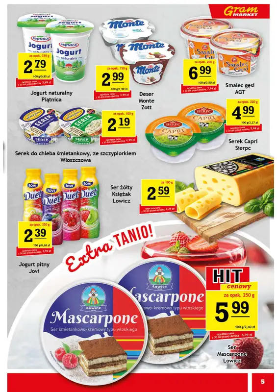 Gram Market - gazetka promocyjna Gazetka od środy 05.11 do poniedziałku 10.11 - strona 5
