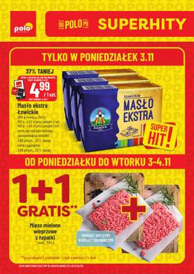 POLOmarket - gazetka promocyjna Super hity! od poniedziałku 03.11 do wtorku 04.11