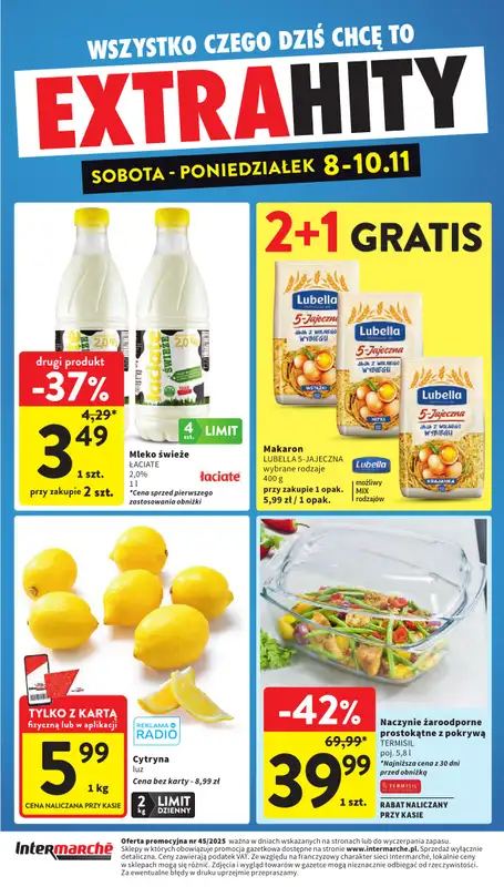 Intermarche - gazetka promocyjna Gazetka od czwartku 06.11 do środy 12.11 - strona 44