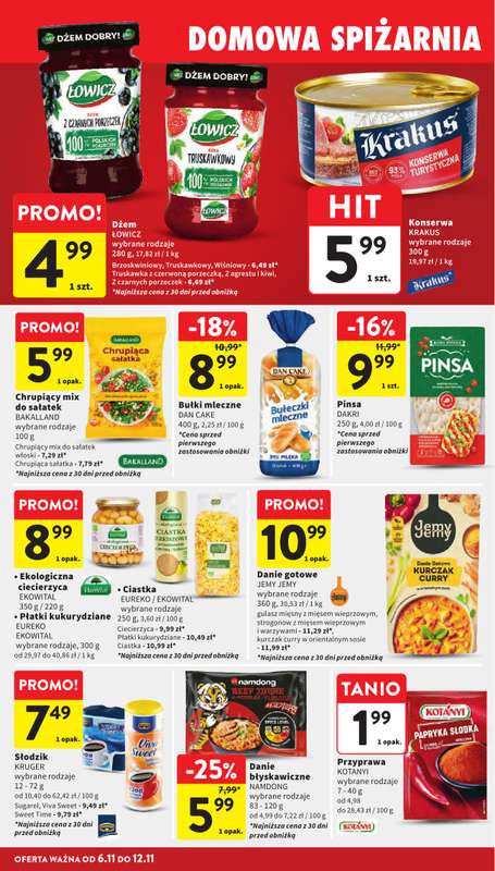 Intermarche - gazetka promocyjna Gazetka od czwartku 06.11 do środy 12.11 - strona 30