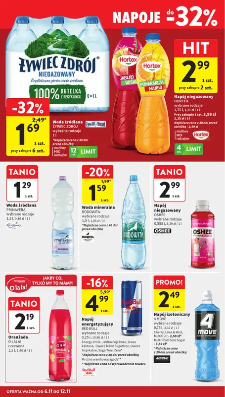 Intermarche - gazetka promocyjna Gazetka od czwartku 06.11 do środy 12.11 - strona 32