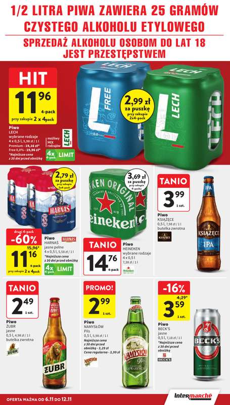 Intermarche - gazetka promocyjna Gazetka od czwartku 06.11 do środy 12.11 - strona 33