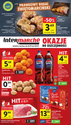 Intermarche - gazetka promocyjna Gazetka od czwartku 06.11 do środy 12.11