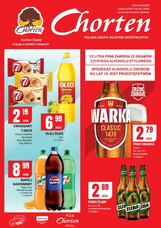 Chorten - gazetka promocyjna Gazetka Dolny Śląsk, Wielkopolska, Zach-pom, Lubuskie Market  