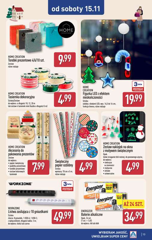 Aldi - gazetka promocyjna Aldi ma to coś! od środy 12.11 do soboty 15.11 - strona 13