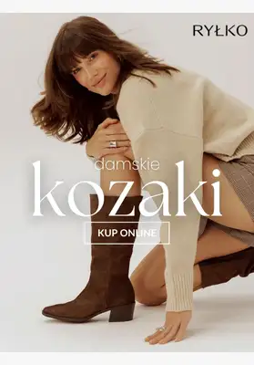 Ryłko - gazetka promocyjna KOZAKI damskie od poniedziałku 03.11 