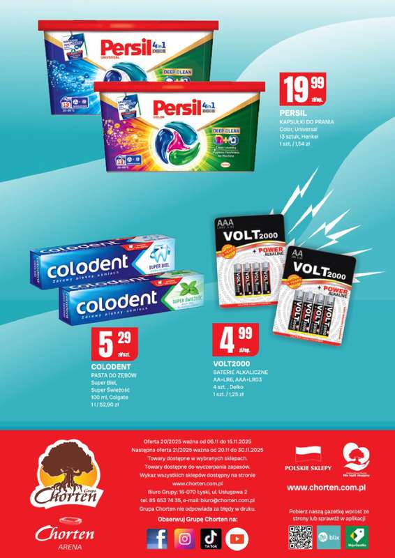 Chorten - gazetka promocyjna Gazetka Łódzkie Market od czwartku 06.11 do niedzieli 16.11 - strona 8