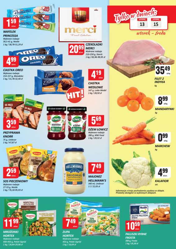 Chorten - gazetka promocyjna Gazetka Małopolska, Śląsk, Podkarpacie, Opolskie Market od czwartku 06.11 do niedzieli 16.11 - strona 3