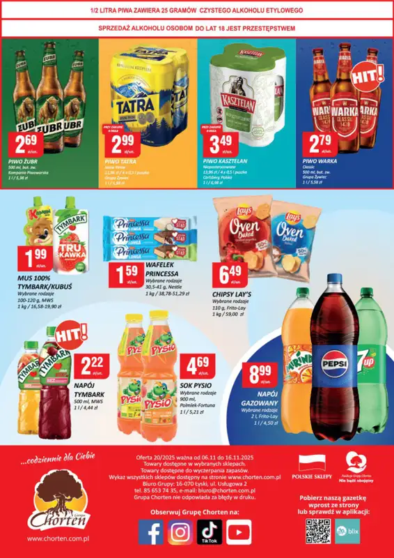 Chorten - gazetka promocyjna Gazetka Małopolska, Śląsk, Podkarpacie, Opolskie Minimarket   - strona 2